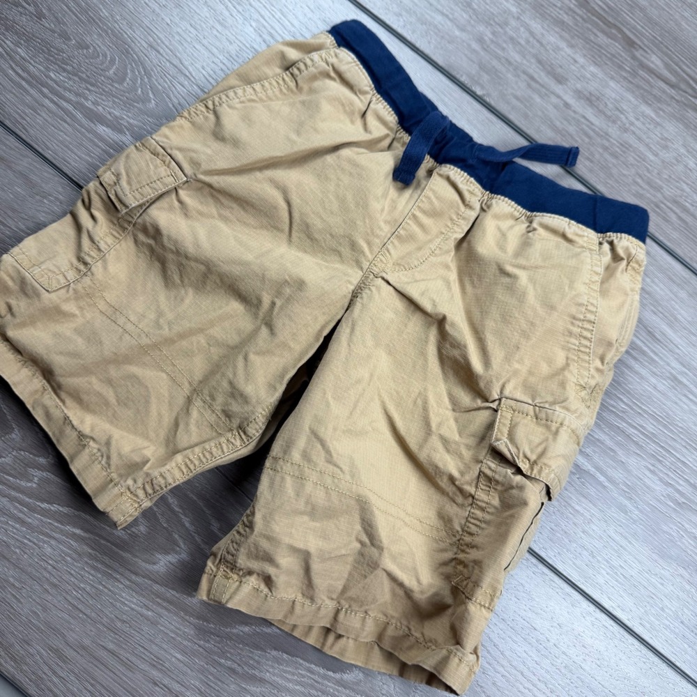 Polo Ralph‎ Lauren Boys Cargo Shorts Ripstop Elastic Waist Tan 5